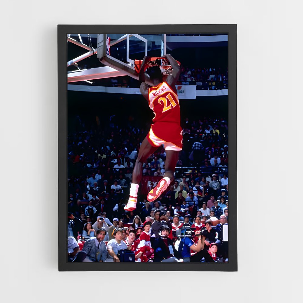 Poster La Danse des Dunks – affiche Basketball (vue 2)